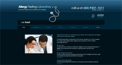 Desktop Screenshot of allergytestinglaboratory.com.au