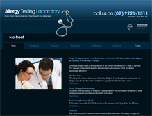 Tablet Screenshot of allergytestinglaboratory.com.au